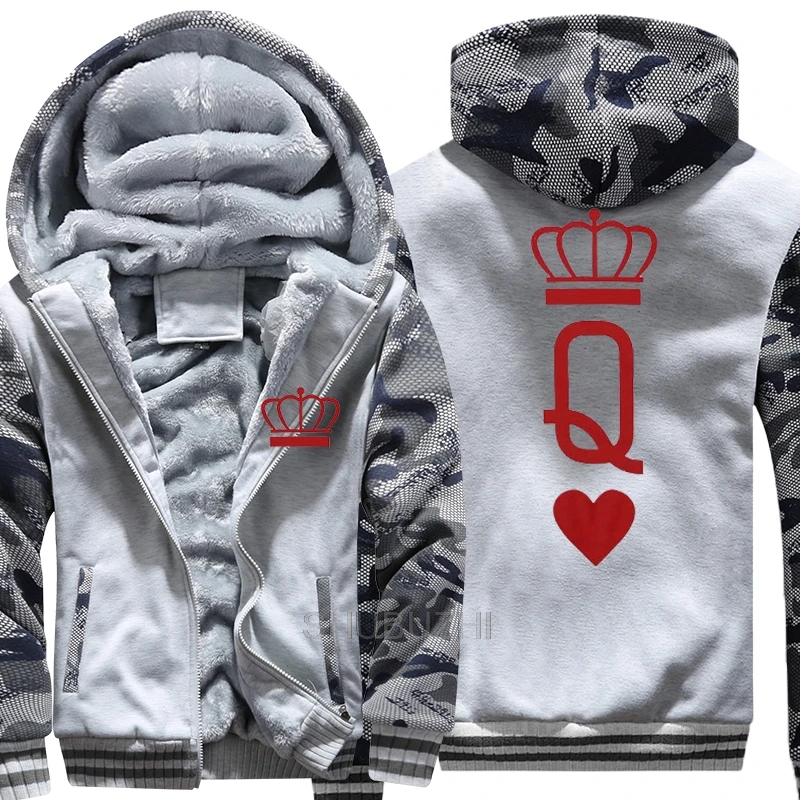Толстовка Мужская/женская с капюшоном утепленная флисовая куртка Королевская