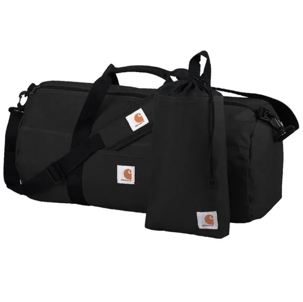 

2-Piece Set Mens Canvas Bags Overnight Carhartt Travel Bags Large Capacity Luggage Wild Bag Leisure Handbags Shoulder Bags