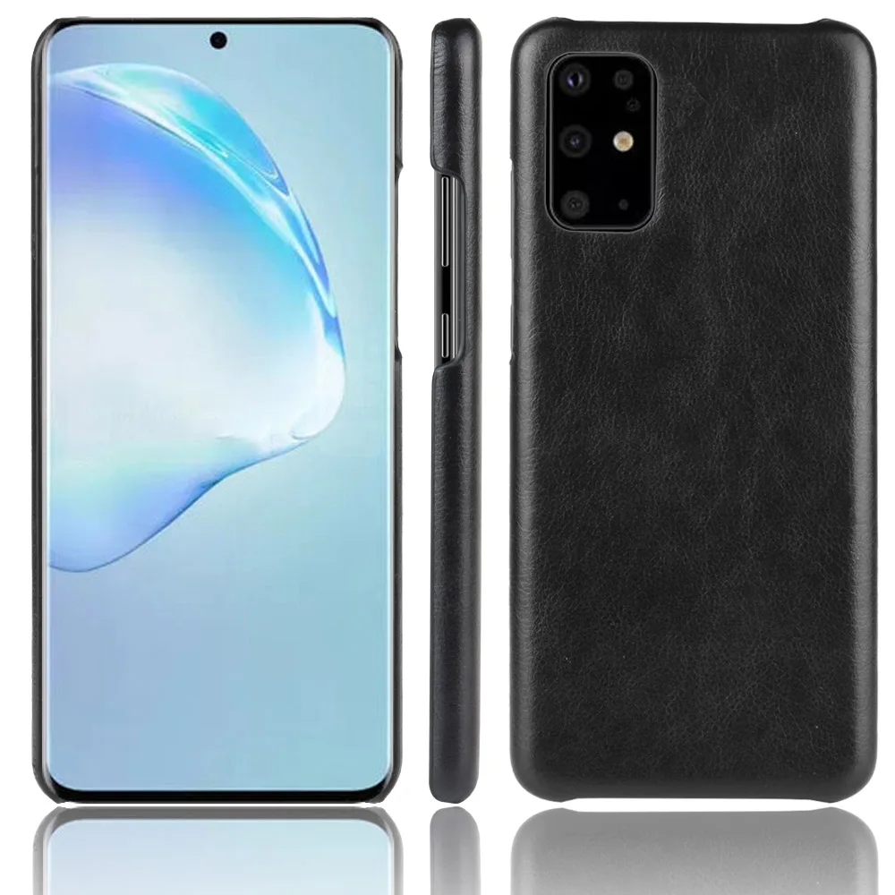 Чехол с текстурой личи Кожаный жесткий чехол для Samsung Galaxy S20 FE S21 ультра S9 S10