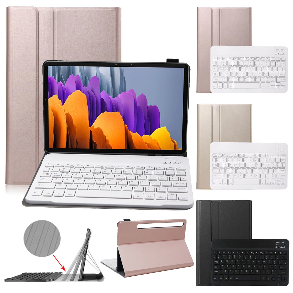 

For Samsung Galaxy Tab S7 11 Inch 2020 Detachable Shockproof Bluetooth Wireless Keyboard Case Cover for Samsung Tab S7 T870 T875