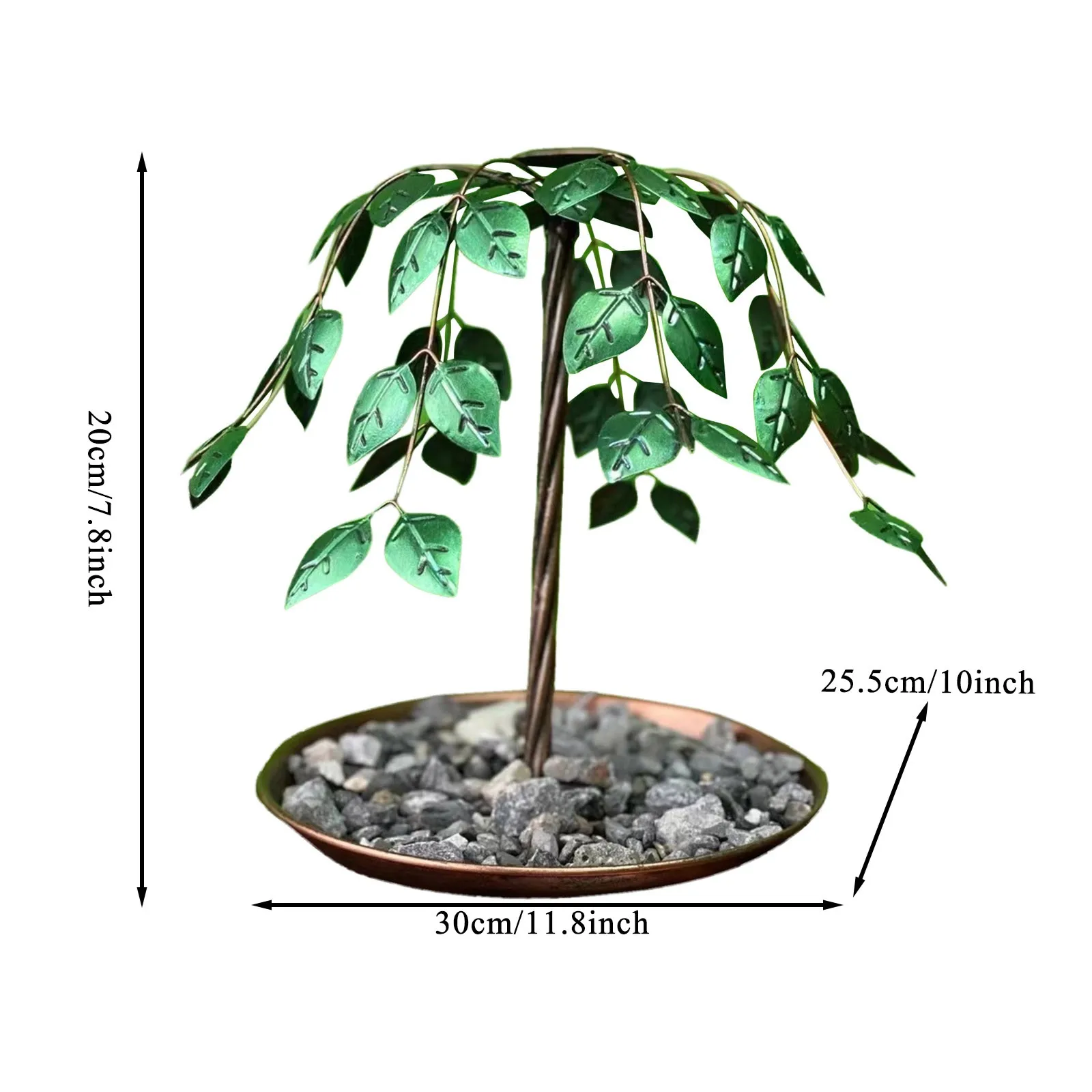 Wrought Iron Simulation Willow Tree Fountain Light Water Including Figurines Bedroom Home Decor | Дом и сад