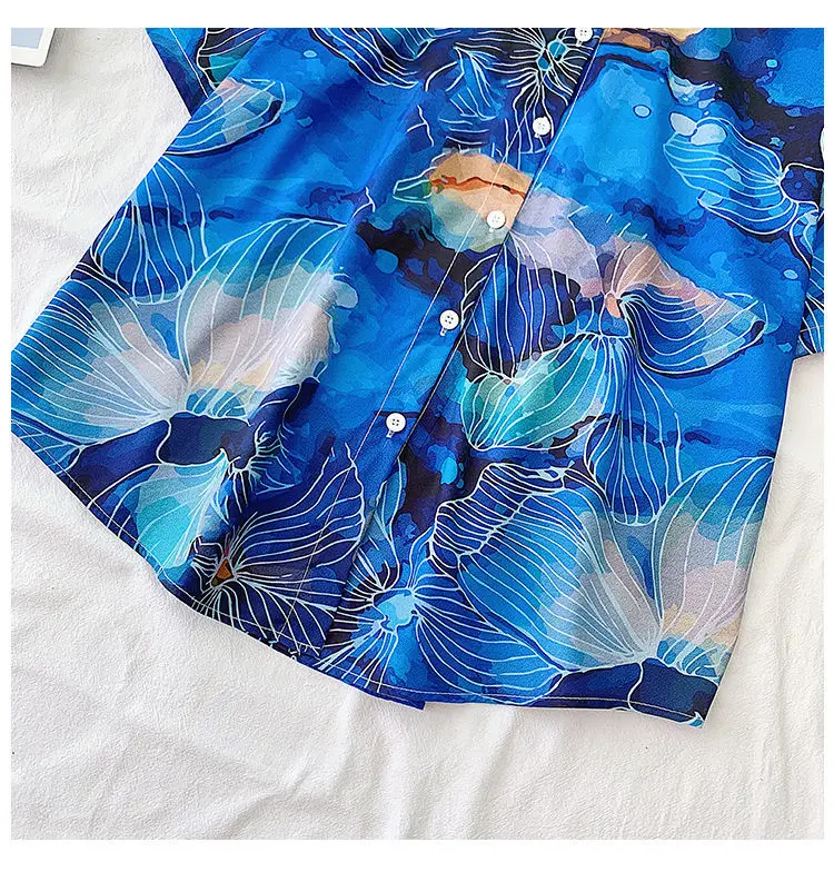 

Cheap wholesale new arrival 2020 men clothing Hot selling retro shirt casual graphic shirts personality harajuku Tops Ay1237