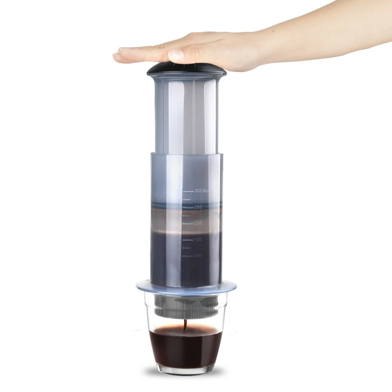 

Hot-Coffee and Espresso Maker - Quickly Makes Delicious Coffee Without Bitterness - 1 to 3 Cups Per Pressing