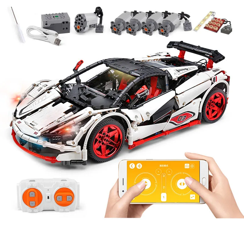 13067 -1928pcs APP Technic Электрический Радиоуправляемый автомобиль 13070 SUV G65 внедорожный автомобиль набор модели набор строительных блоков кирпич Развивающие детские игрушки - Цвет: 13067 -1928pcs