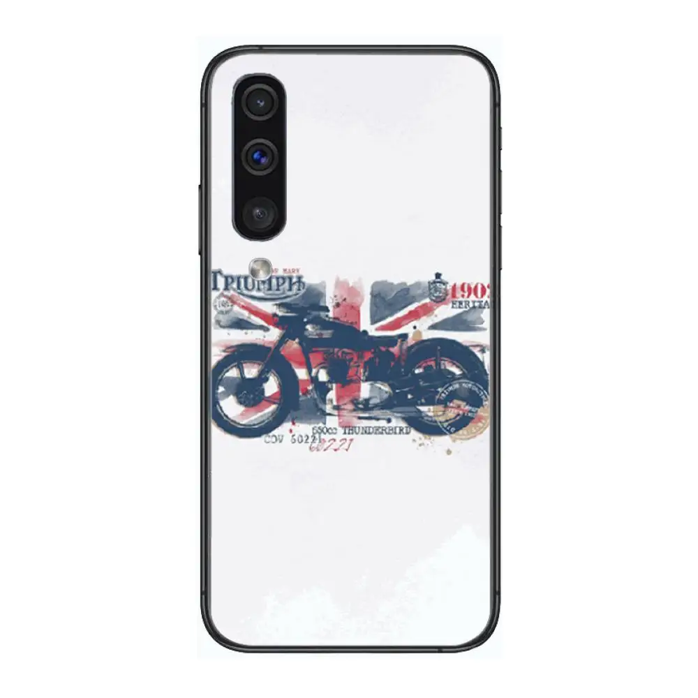 

Triumph Motorcycle Moto Phone Case Hull For Samsung Galaxy A 3 5 6 7 8 9 E 2018 Plus 2017 E S Black Shell Art Cell Cover TPU