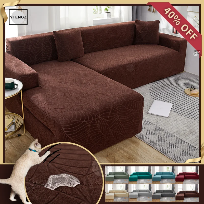 

Sofa Chaise Cover Lounge Elastic Sofa Cover Waterproof Sofa Cover For Living Room Jacquard Cushion Cover Stretch Sofa Slipcovers