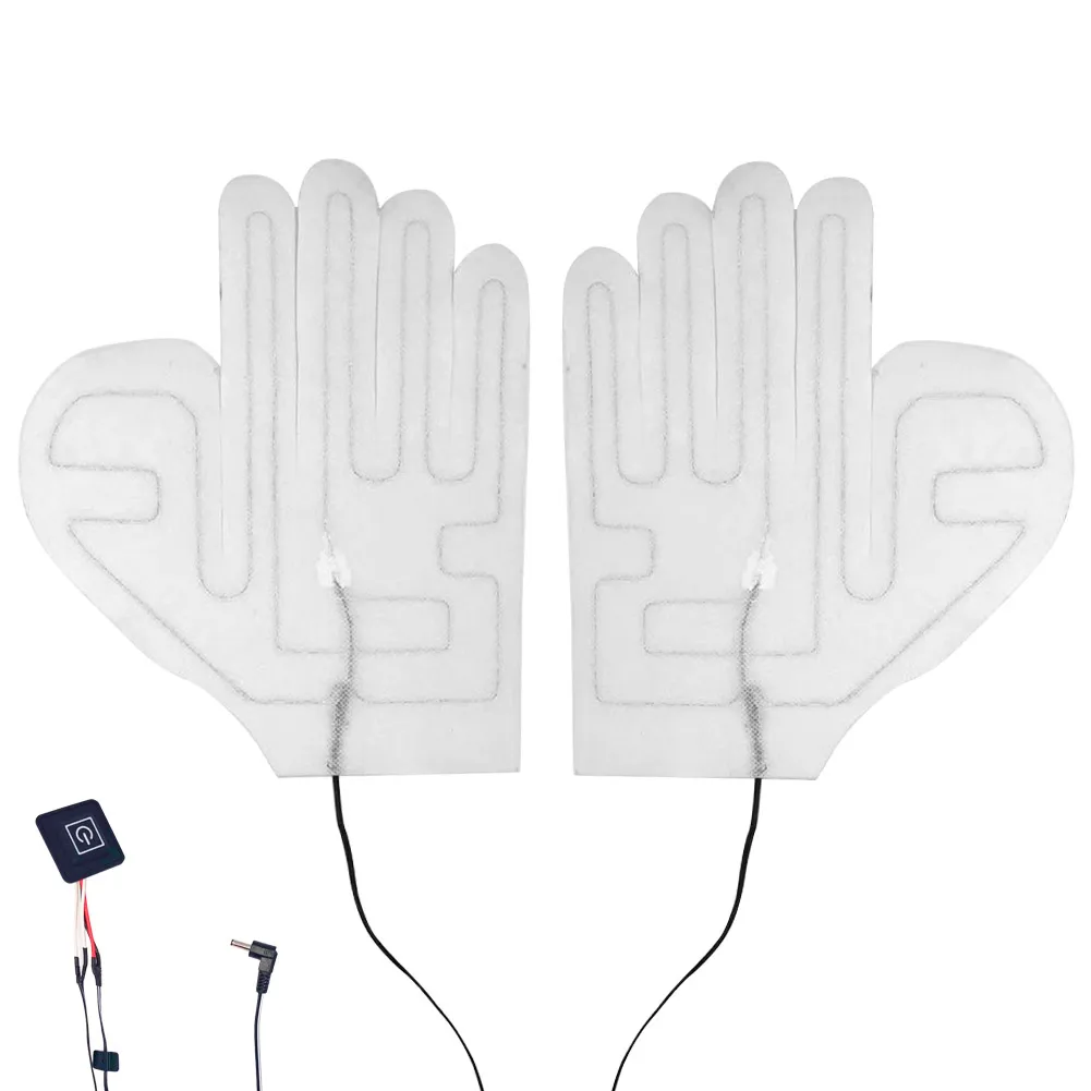 

1 пара, водонепроницаемые перчатки с подогревом, 5 пальцев