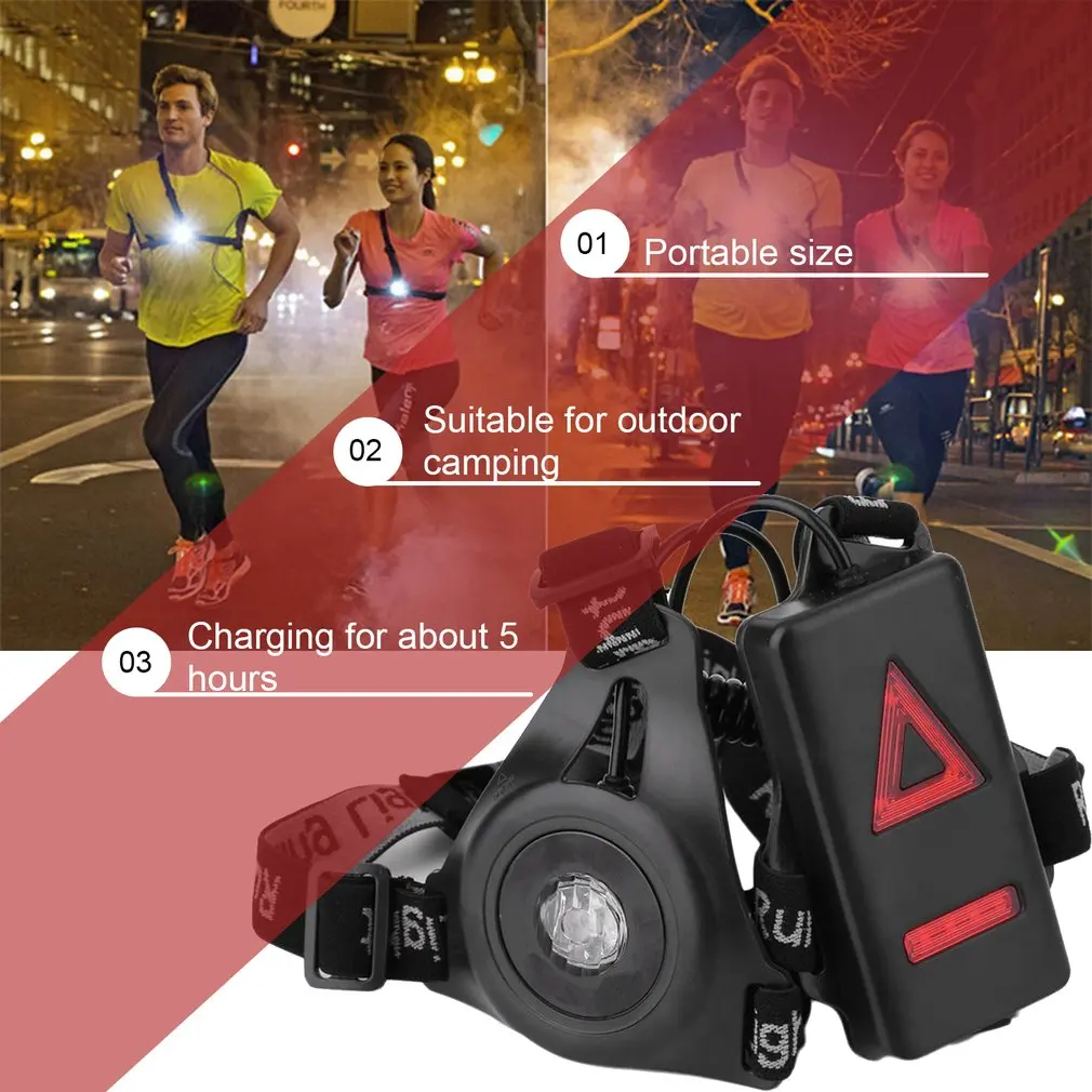 3 режима для занятий спортом на открытом воздухе подсветка лампа предупреждающие