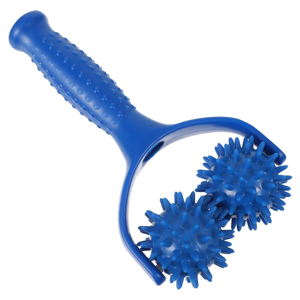 

Manual Roller Stick Handhold Massager Body Massaging Tool (Blue)