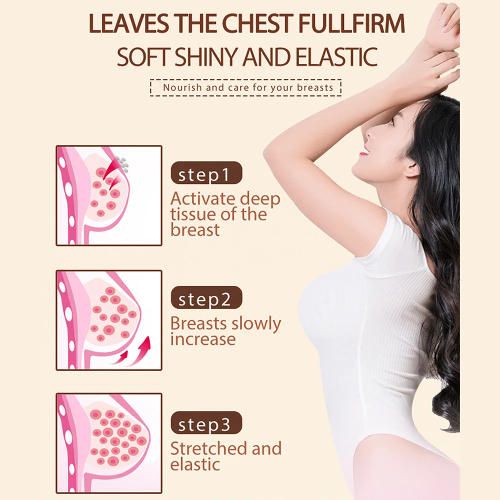 Крем для быстрого и увеличения груди с женьшенем эффективный крем полной