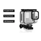 50 м водонепроницаемый чехол + крепление корпуса для GoPro Hero9 Черный Защитный чехол для GoPro9 комплект экшн-камеры