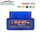 MINI ELM327 V2.1 Bluetooth OBD2 диагностический сканер для Android Windows Torque Symbian OBD-II протоколов ELM 327 автоматический считыватель кода