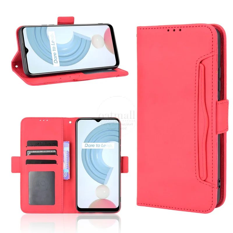 wallet cases for oppo realme c21y case magnetic closure book flip cover for oppo realme c21y leather card holder phone bags free global shipping