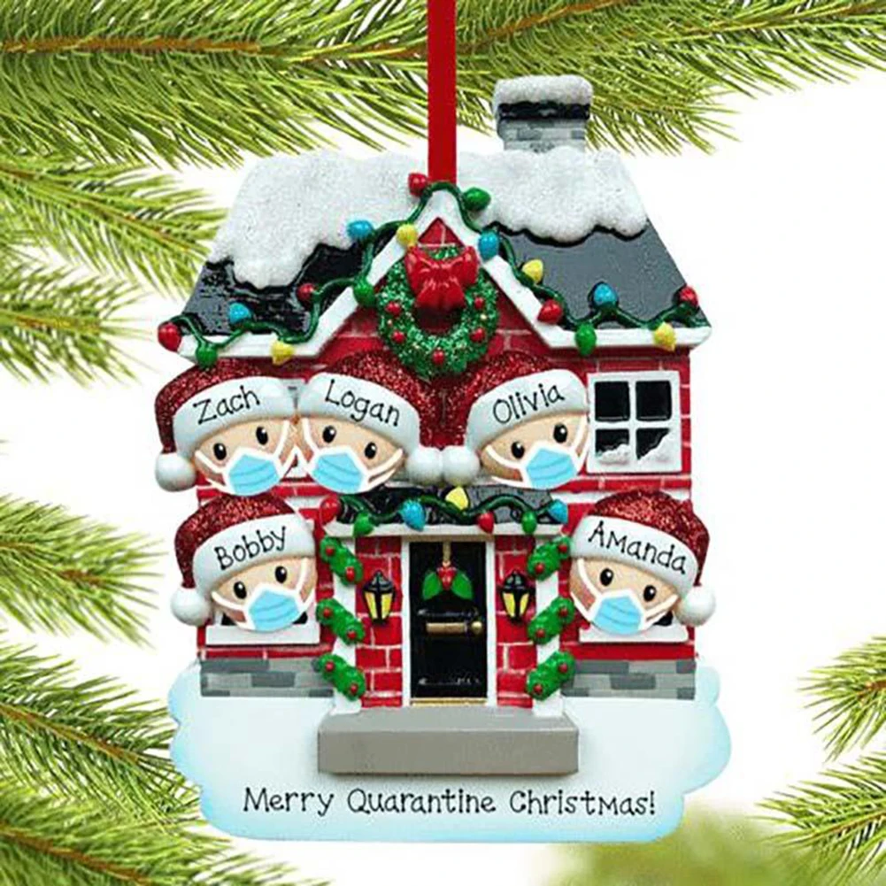 

2022 Christmas Tree Hanging Ornaments Christmas Snow Family Santa Home Party Hanging Ornaments Gifts For Home Party Decorations