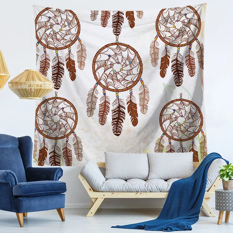 Настенный подвесной гобелен с принтом Ловца снов фоновое украшение настенные