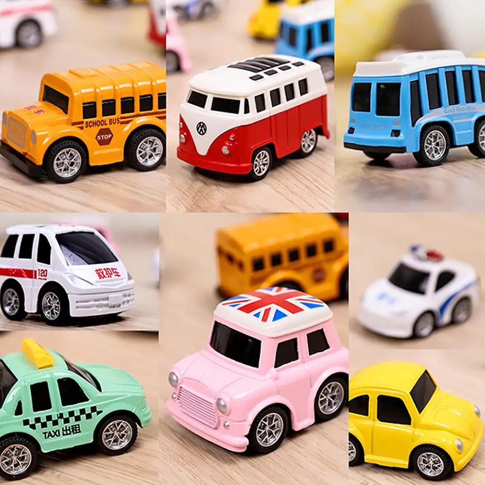 

8pcs/set Children's Kids Alloy Pull Back Car Toy Car Set Boy Fall Resistance Inertia Car Gift