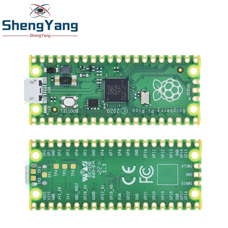 Макетная плата Raspberry Pi Pico дешевая высокопроизводительная микроконтроллера RP2040