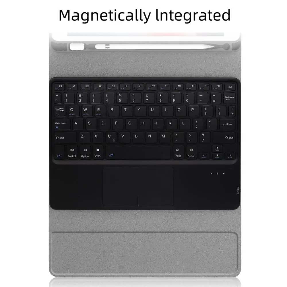 Тачпад клавиатура чехол для iPad mini 5 7,9 6th 9,7 Pro 11 Air 3 10,5 Чехол коврик для мыши и клавиатуры для iPad 7th 10,2 клавиатура