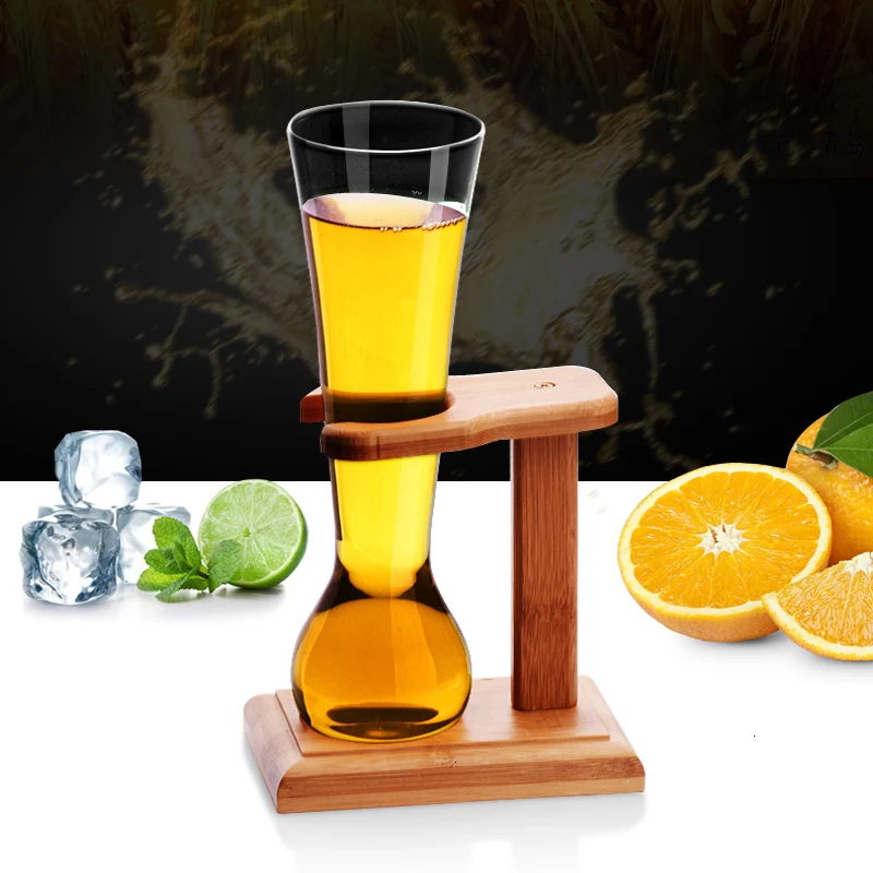 Креативная солодовая пивная чашка с держателем тонкая талия фруктовый сок