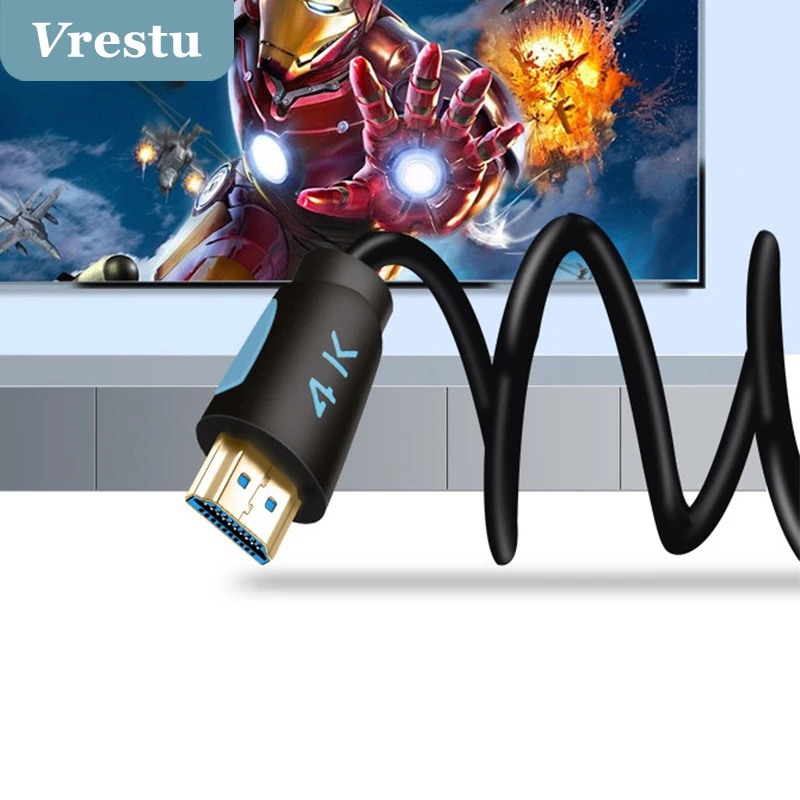4K 60 Гц видео версия 2 0 штекер-штекер удлинитель 3D Hdmi-совместимый кабель адаптер
