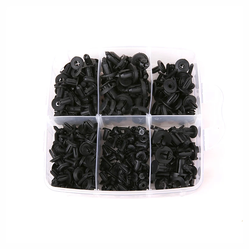 

24 Species 650 Pcs Auto Fastener Clip Mixed Car Body Push Retainer Pin Rivet Bumper Door Trim Panel Assembly Maintenance Parts