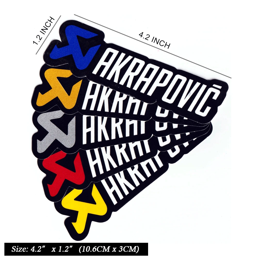 2/3 шт. Akrapovic MotoGO мотоцикл велосипед наклейка на шлем Автомобильный Стайлинг