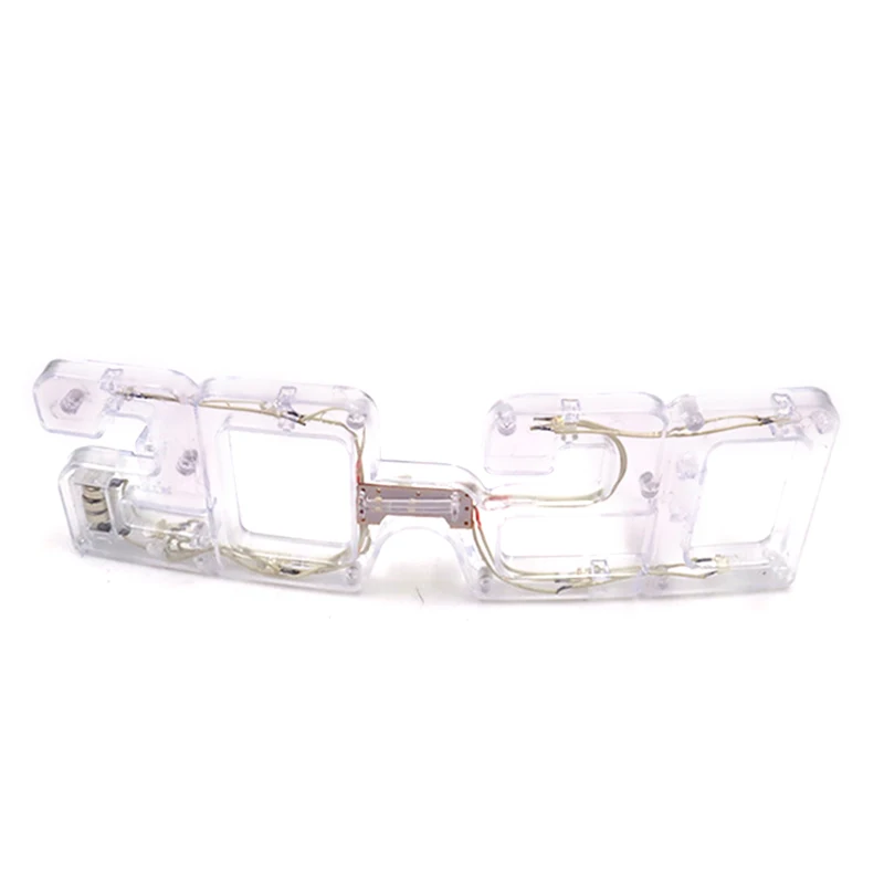 Светодиодный светящийся светильник для очков светящаяся маска глаз светящиеся