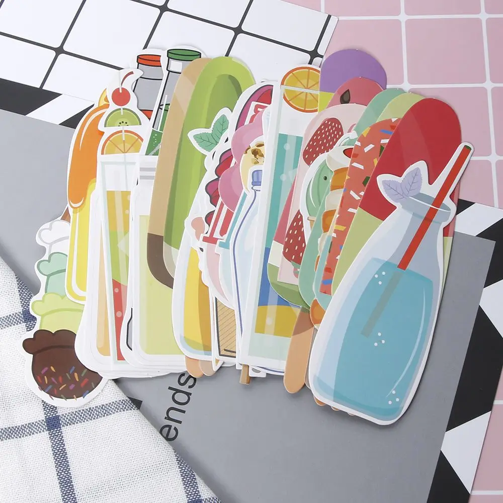 30 шт./кор. Винтаж безалкогольных напитков мороженое летние Закладка для книги