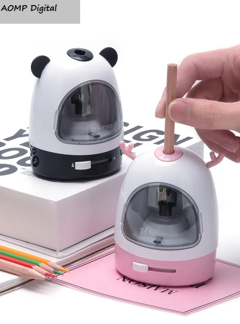Электрическая Многофункциональная точилка для карандашей автоматическая милая