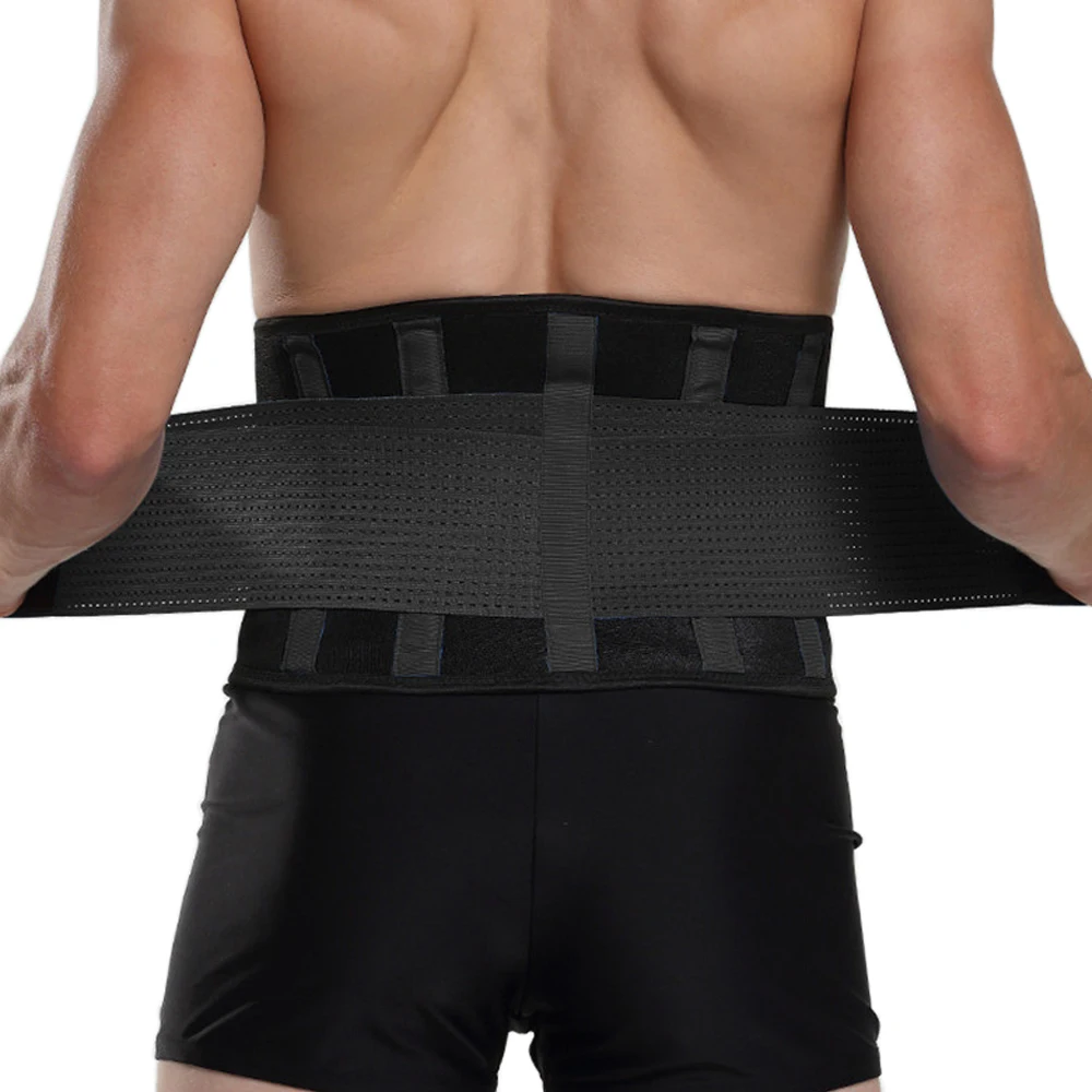 

3XL 4XL Medical Bone Neoprene Lumbar Disc Herniation Support Back Brace Fitness Belt Waist Bodybuilding Posture Corrector Belt