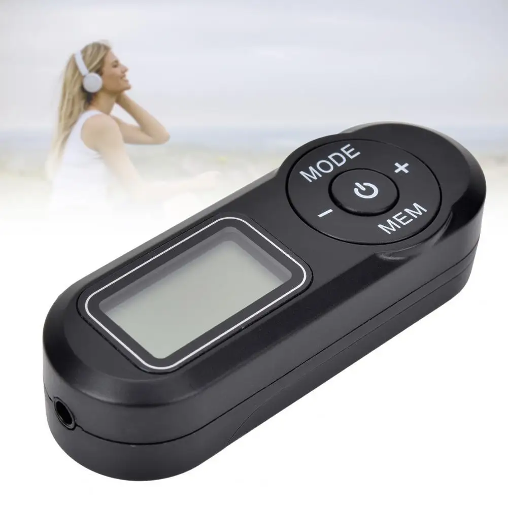 

HRD-727 DSP FM Radio Portable Mini Design ABS Retro Digital Display Radio Portable 1.1 Inch LCD Display DSP FM Radio