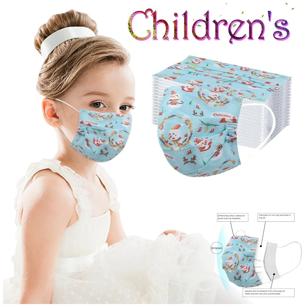 

100/50/10pcs disposable face mask for kids High Quality Mask 3Ply Earhook Breathable mask for face fashion mascarillas