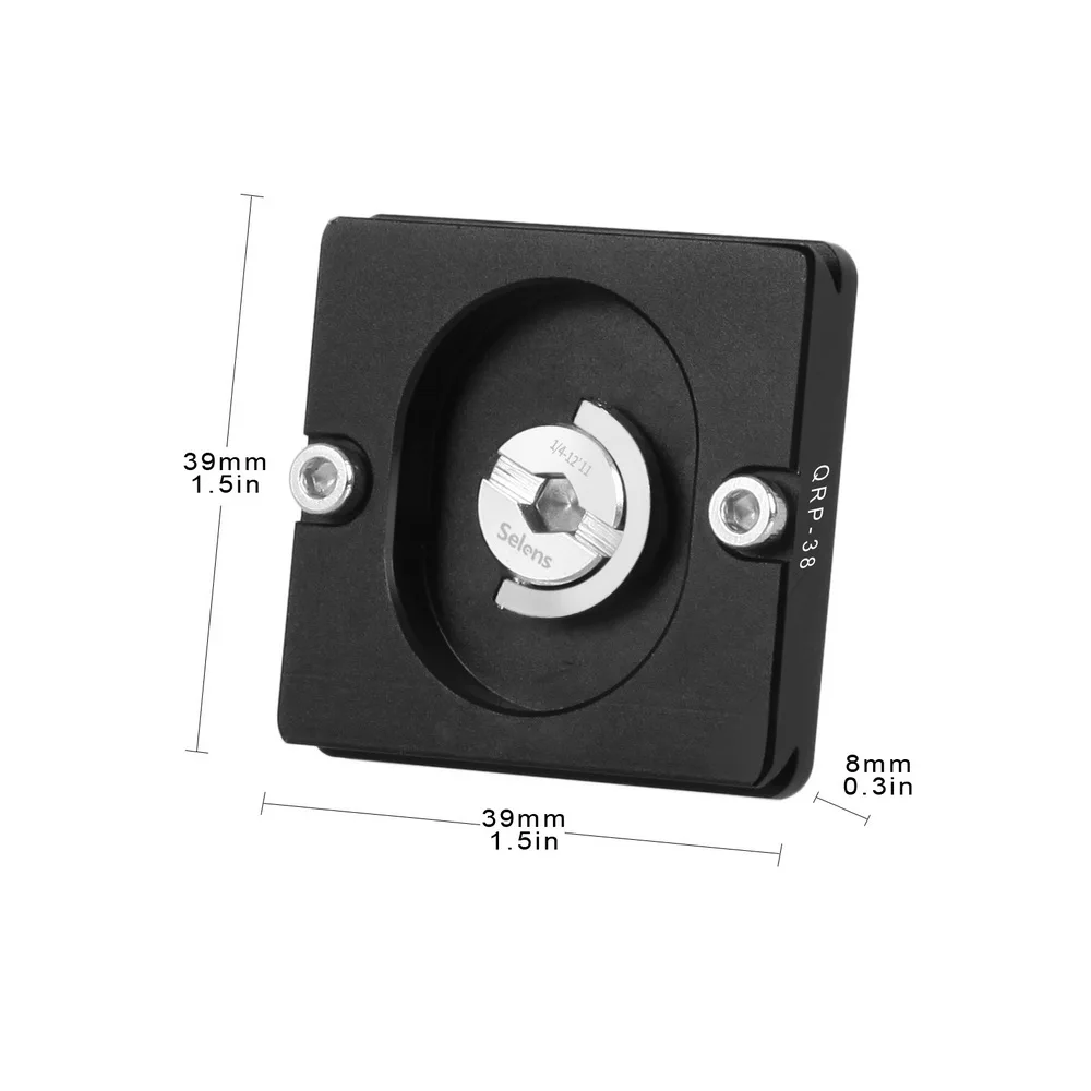 БЫСТРОРАЗЪЕМНАЯ пластина 1/4 резьбовое отверстие штатив монопод шаровая Головка