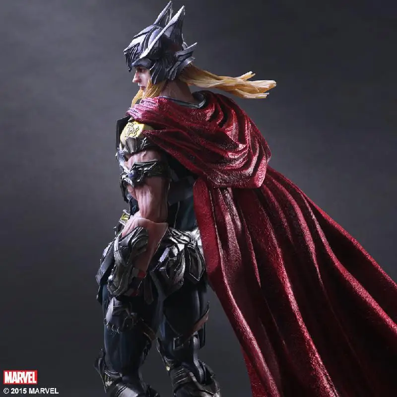 

Marvel Animation Surrounding Avengers Alliance Pa Changed Action Figures 27cm Thor 3 Mobile Box Handmade Model Gk Doll Toys Gift