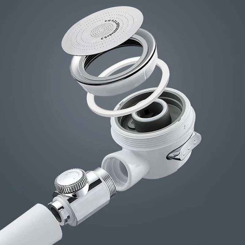 

High-pressure Shower Head Can Adjust The Bathroom Pressurized Shower Head Nozzle Water-saving Negative Ion Filter Water Gun