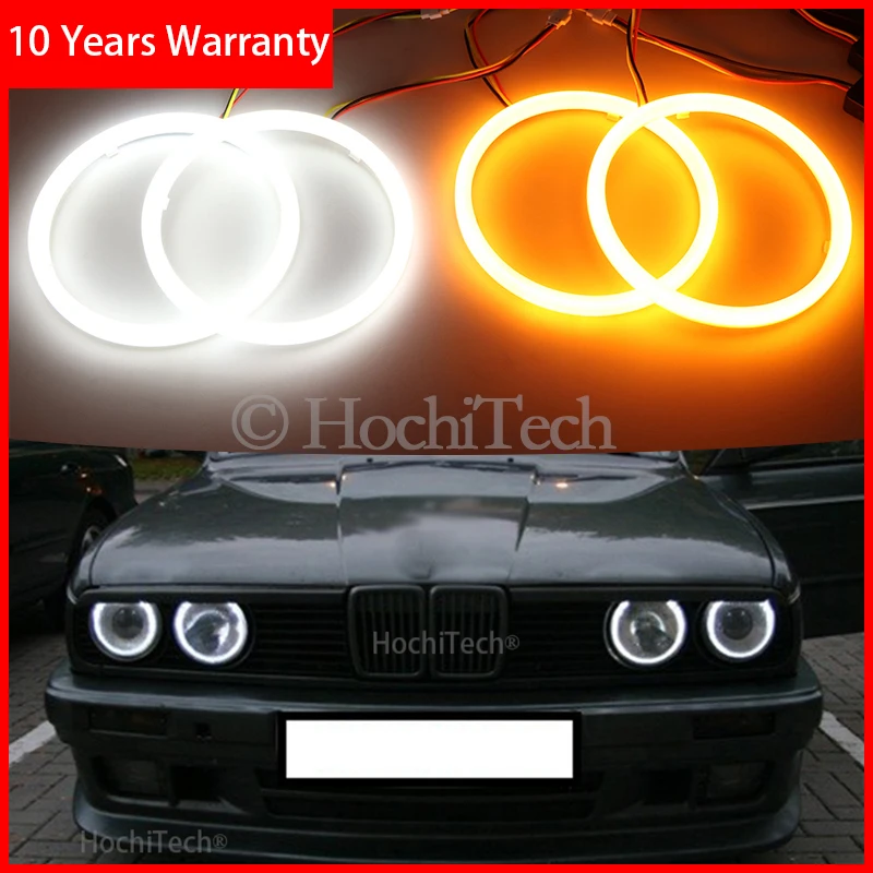 Хлопсветодиодный светодиодная кольцесветильник лампа Angel Eye Halo Switchback DRL