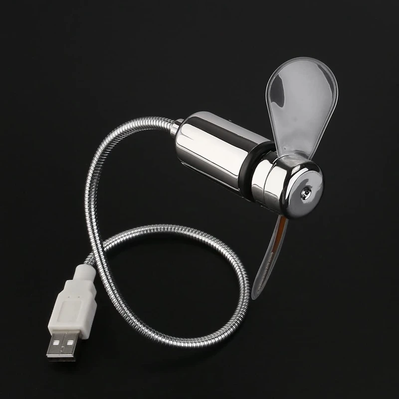 Гибкий мини USB светодиодный охлаждающий мигающий вентилятор с программируемой