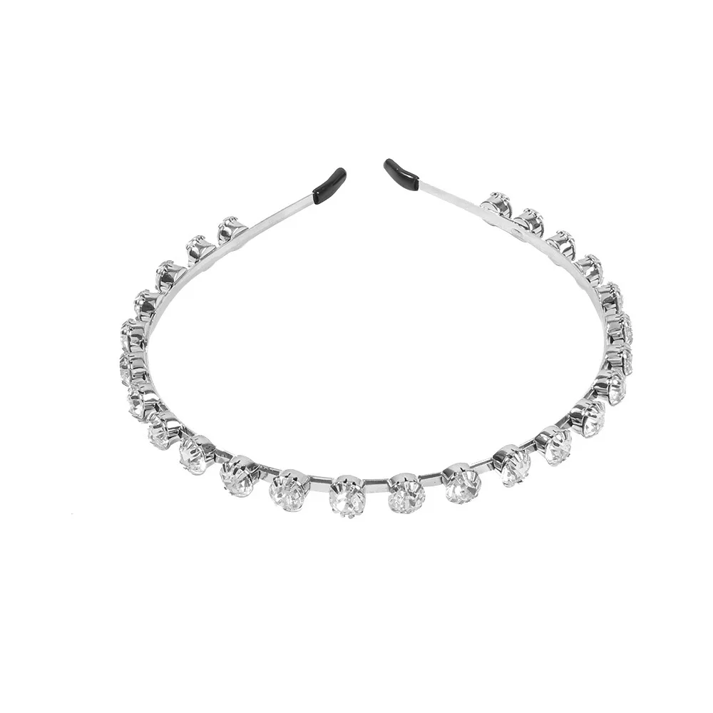 Повязка на голову с кристаллами для женщин аксессуары волос со стразами