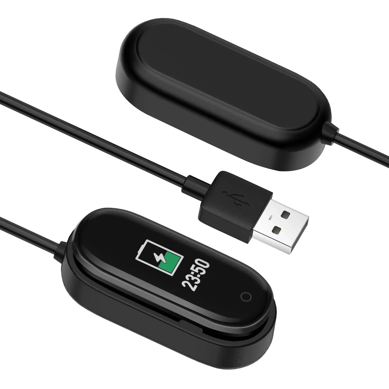 20/100 см зарядка через usb подставка с зарядным устройством для Xiaomi Mi группа 4 Замена шнур Зарядное устройство Мощность адаптер Прямая