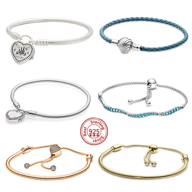 

2021 Hot 925 Sterling Silver Original Me Bracelet Fit Brand Me Charm Beads Fashion Infinity Knot Women femme Bracelet Jewelry