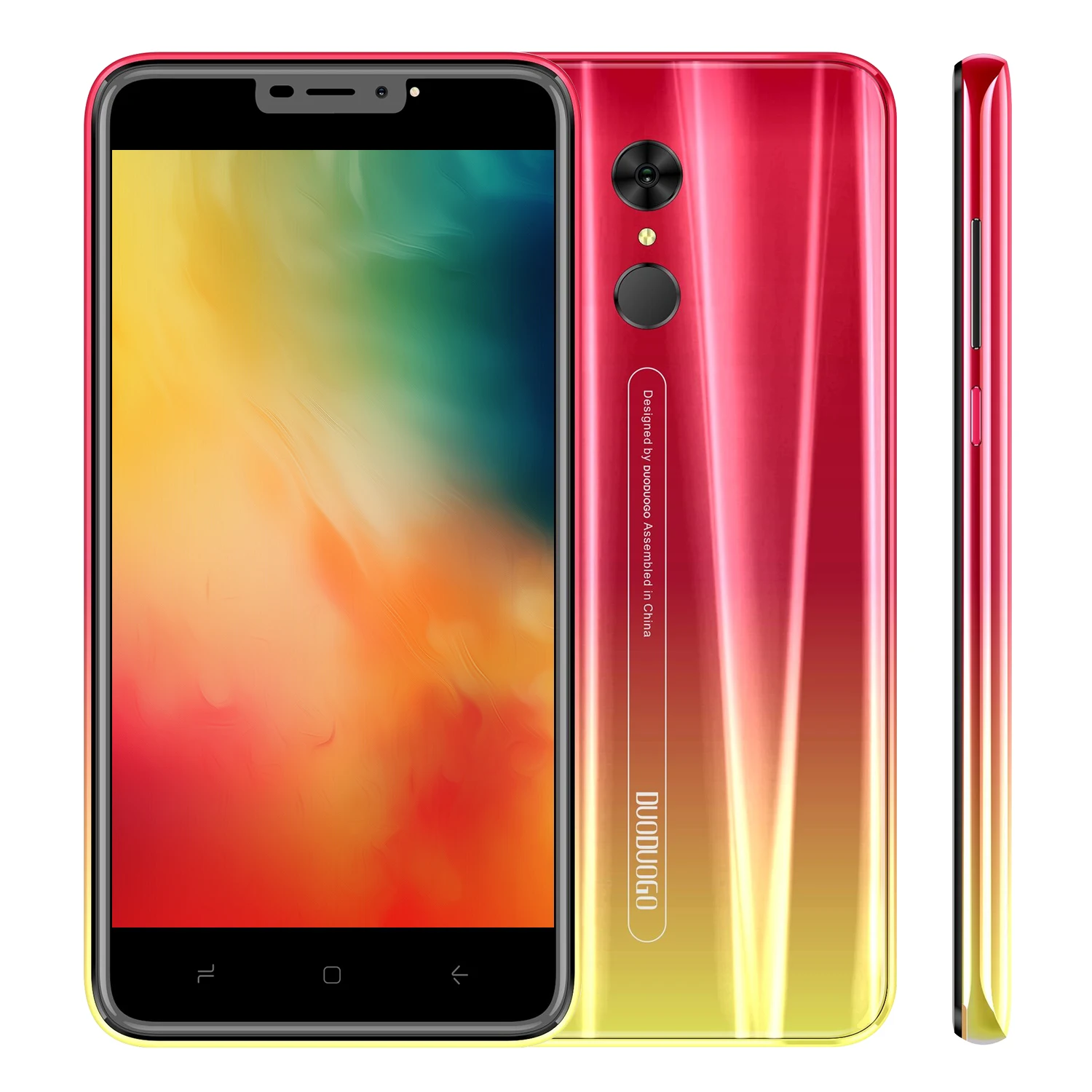 DUODUOGO G55 мобильный телефон Android 9,0 3 ГБ RAM 16 Гб ROM 13MP+ 5MP 5," HD ips 4800mAh отпечаток пальца 4G celular смартфон мобильный телефон