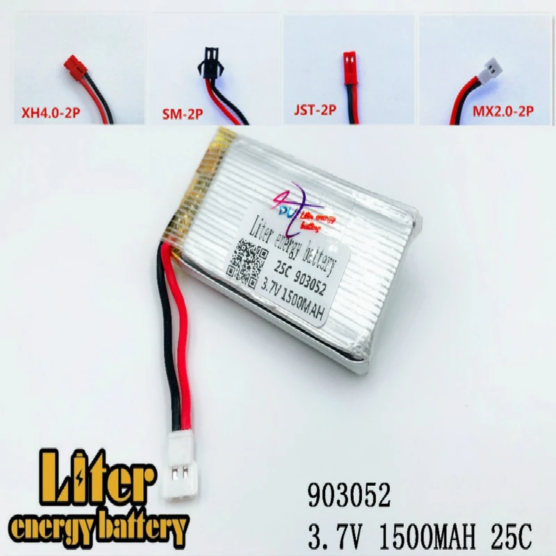 Литий полимерный аккумулятор 3 7 в 1500 мАч 25C для Syma X5SW X5SC X5S 1 M18 H5P RC Quadcopter 903052
