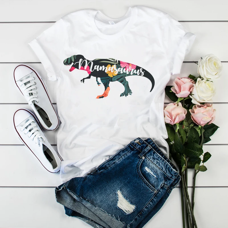 

Women Mama Mom Dinosaur Print Mother Clothing Tees Tops Graphic Female Ladies Womens Lady T-Shirt Tumblr T Shirt T-shirts
