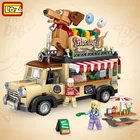 LOZ 1116 хот-дог фаст-фуд автомобиль животное 3D модель 1317 шт DIY Мини блоки кирпичи сборка Алмазный строительный блок игрушка подарок