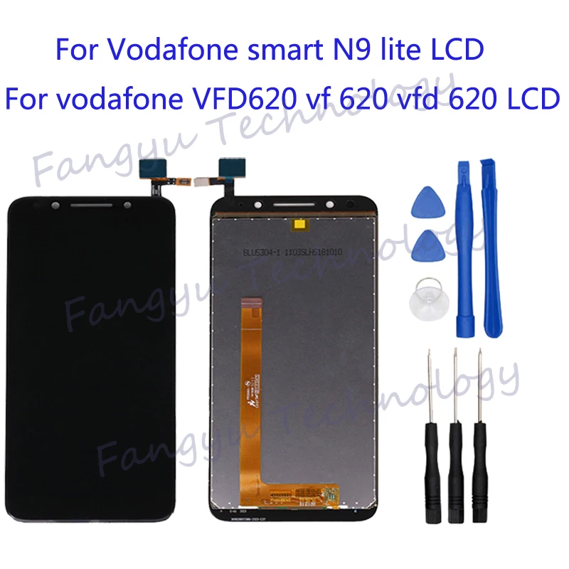 5 34 &quotдля vodafone smart N9 lite lcd кодирующий преобразователь сенсорного экрана в сборе