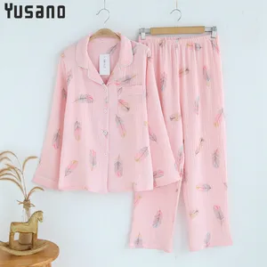 Пижамные комплекты, костюмы для сна, Женская осенне-зимняя и весенняя Пижама, одежда для сна, костюмы для сна, ночная рубашка, домашняя одежда