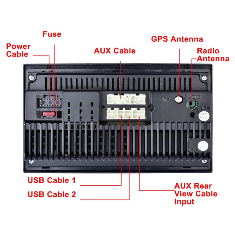 Автомагнитола LAESD 2 Din Android 8 1 универсальный мультимедийный видеоплеер
