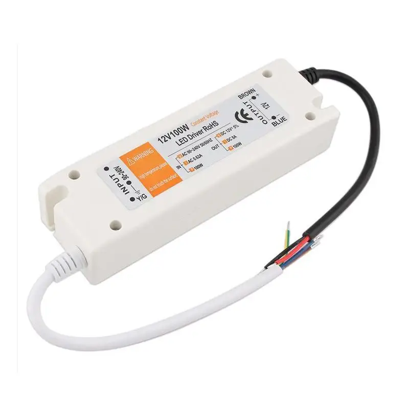 

LED Driver Power Supply Transformer 240V-DC 12V 100W Strip 36W 72W For LED 18W U5Y9