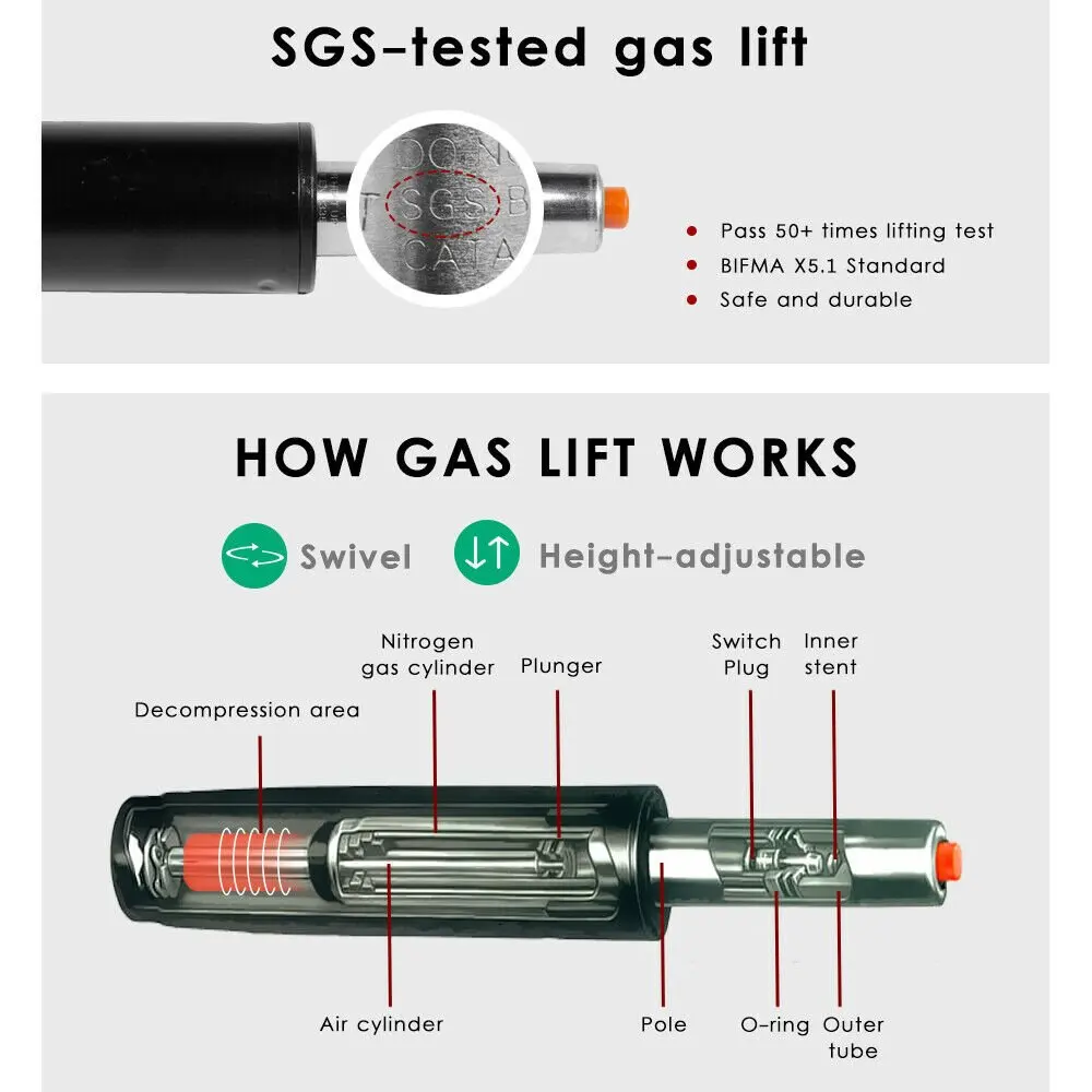 Furgle 180 градусов кресло для компьютера удобное игровое Гоночное офисное