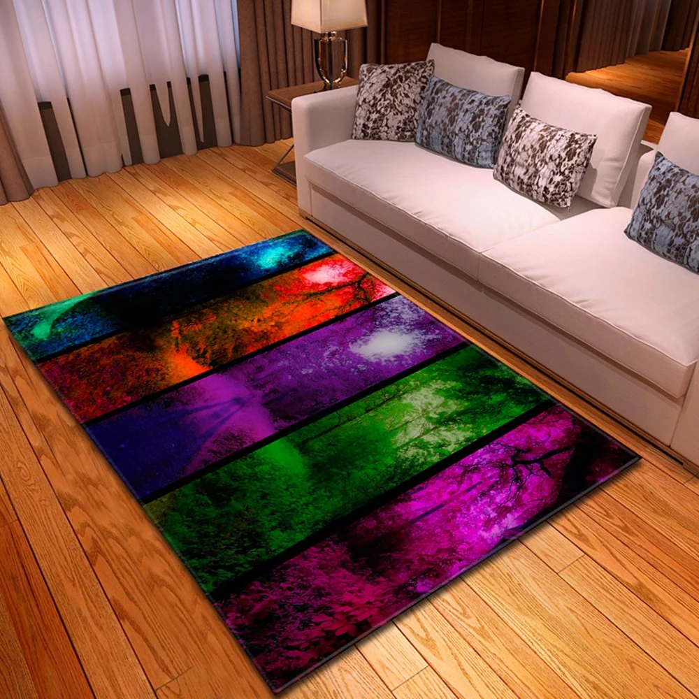 

Wood grain pattern Living Room Carpet Kids Room Decoration Carpet Home Children Non-slip Rug Bedroom Hallway Floor Bedside Mat